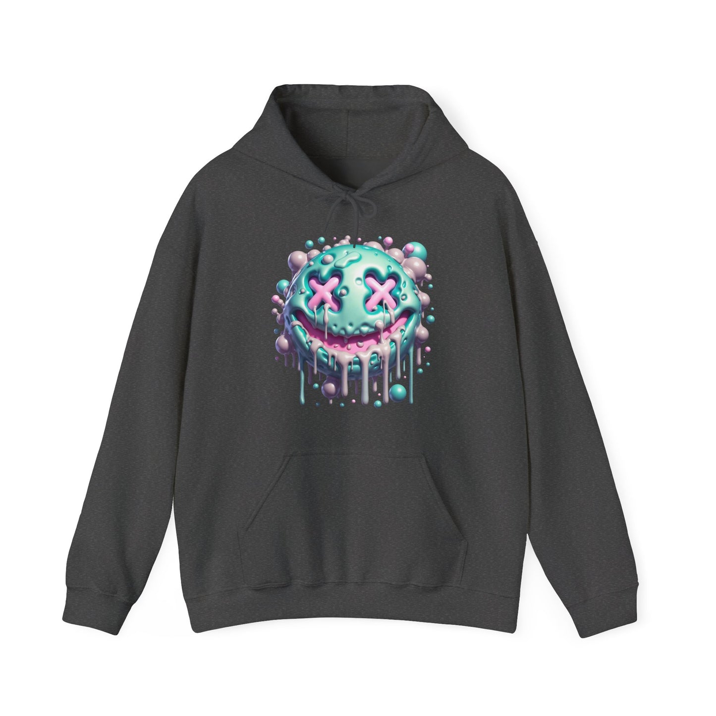 Creepy Neon Emoji #11 Unisex Heavy Sweatshirt Hoodie