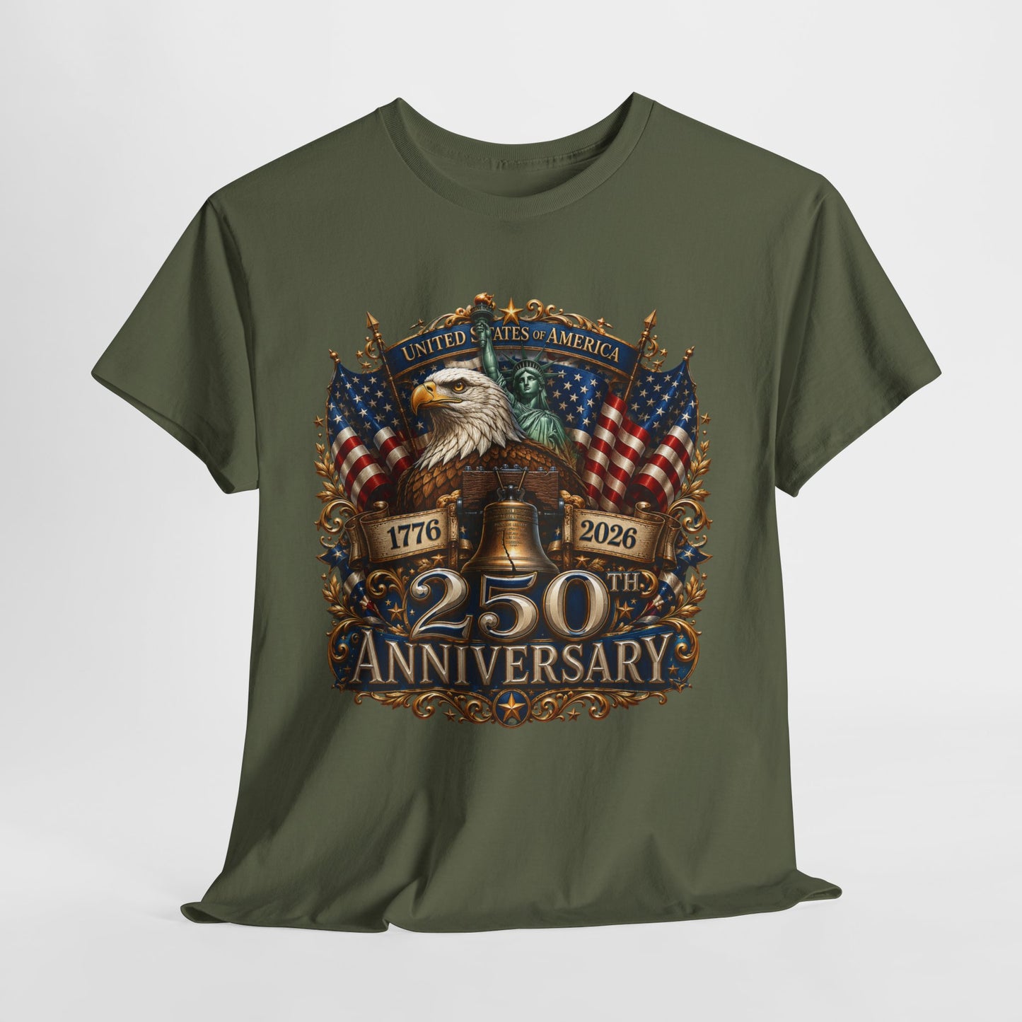 250 Years America #17 Unisex Heavy Cotton Tee - 312tshirts 2