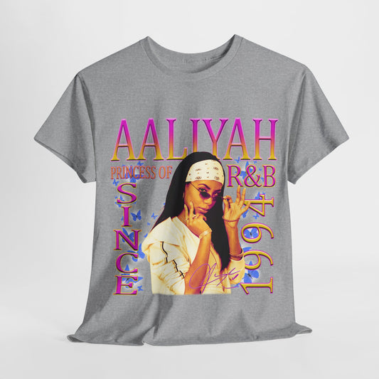 Aaliyah R&B Queen 1 Unisex Heavy Cotton Tee - 312tshirts 2