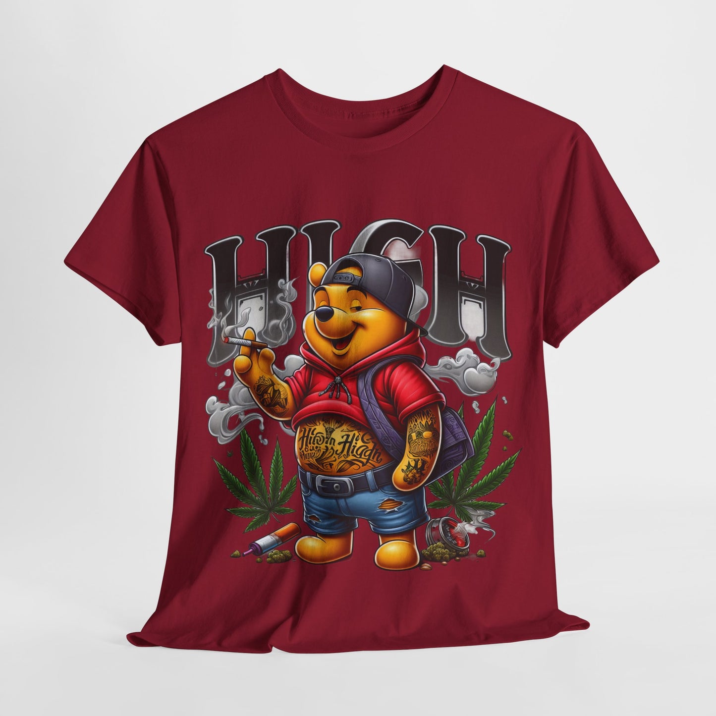 420 Dope Vibes Cool Bear #3 Unisex Heavy Cotton Tee