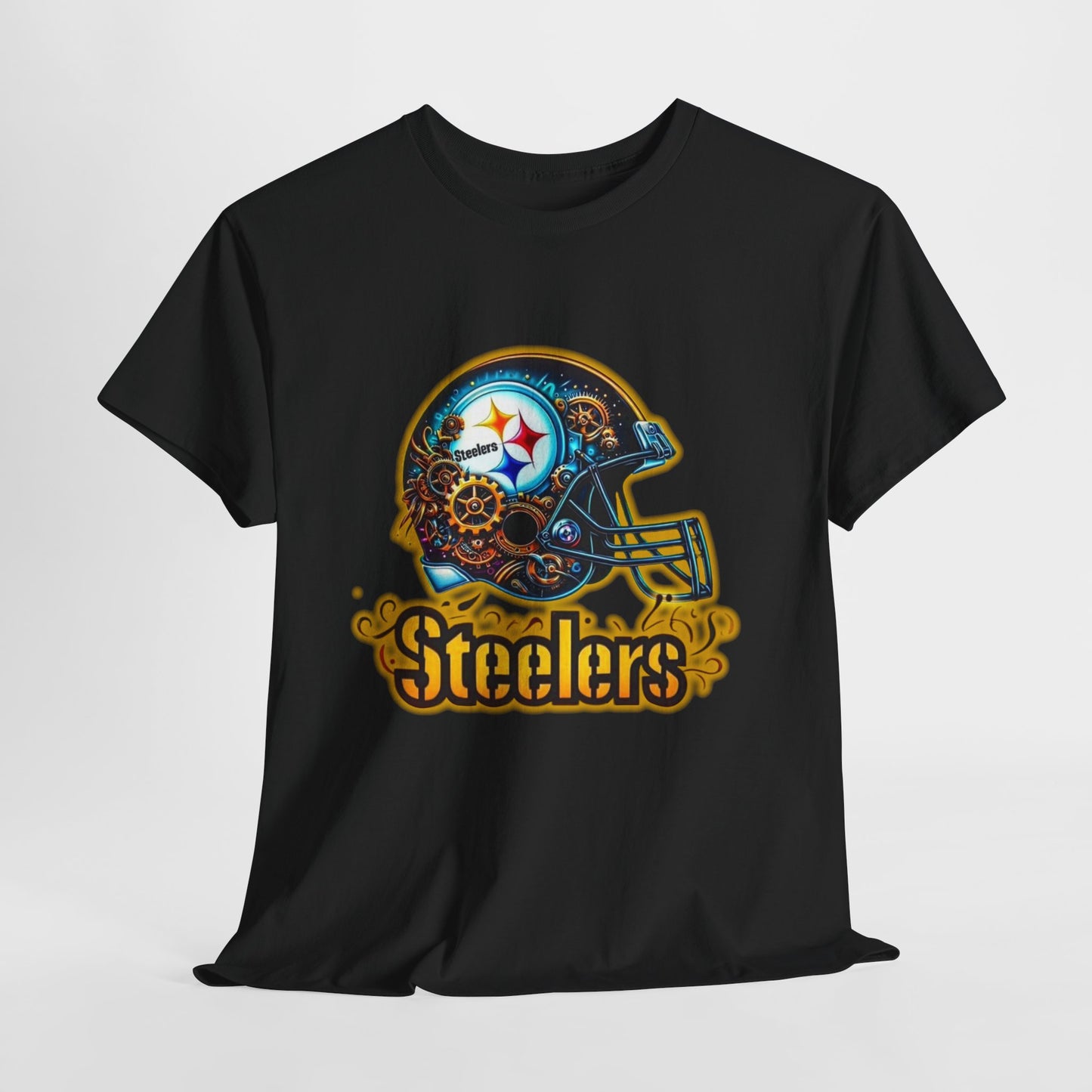 Sports Steelers Football Helmet #2 Unisex Heavy Cotton Tee