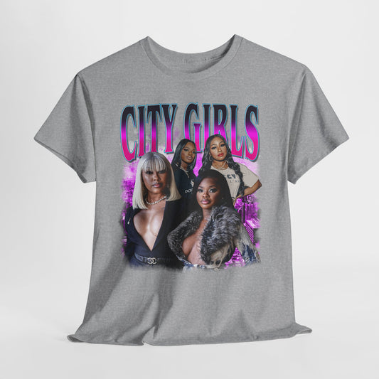 City Girls 2 Hip-Hop Unisex Heavy Cotton Tee - 312tshirts 2