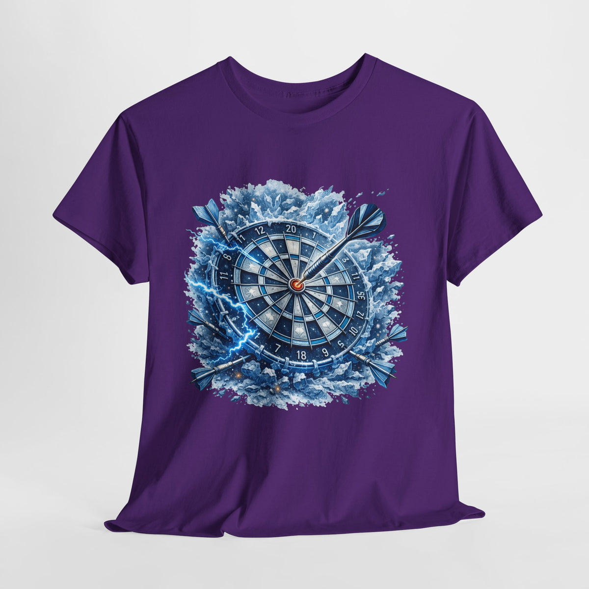 Dartboard Splash T‑Shirt — Bullseye Dart Game Graphic Tee - 312tshirts 2