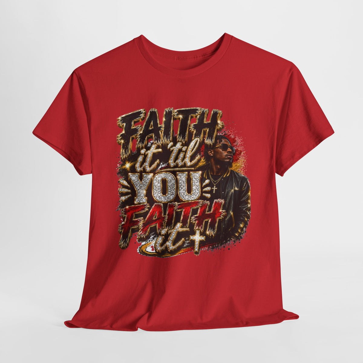 Faith It Til You Faith It #1 Unisex Heavy Cotton Tee
