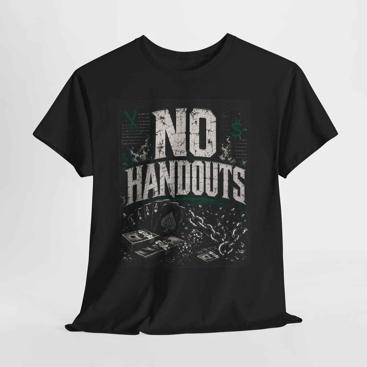 No Handouts #1 Unisex Heavy Cotton Tee