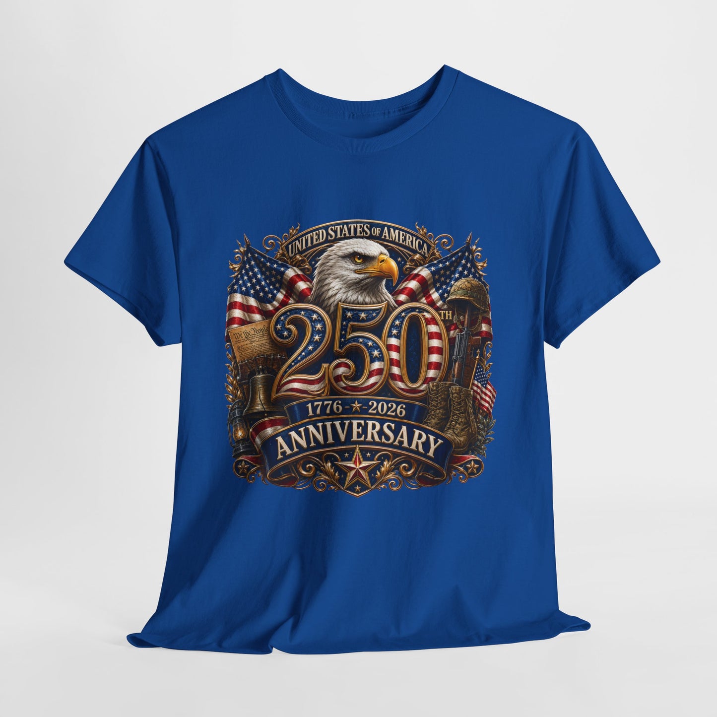 250 Years America #12 Unisex Heavy Cotton Tee