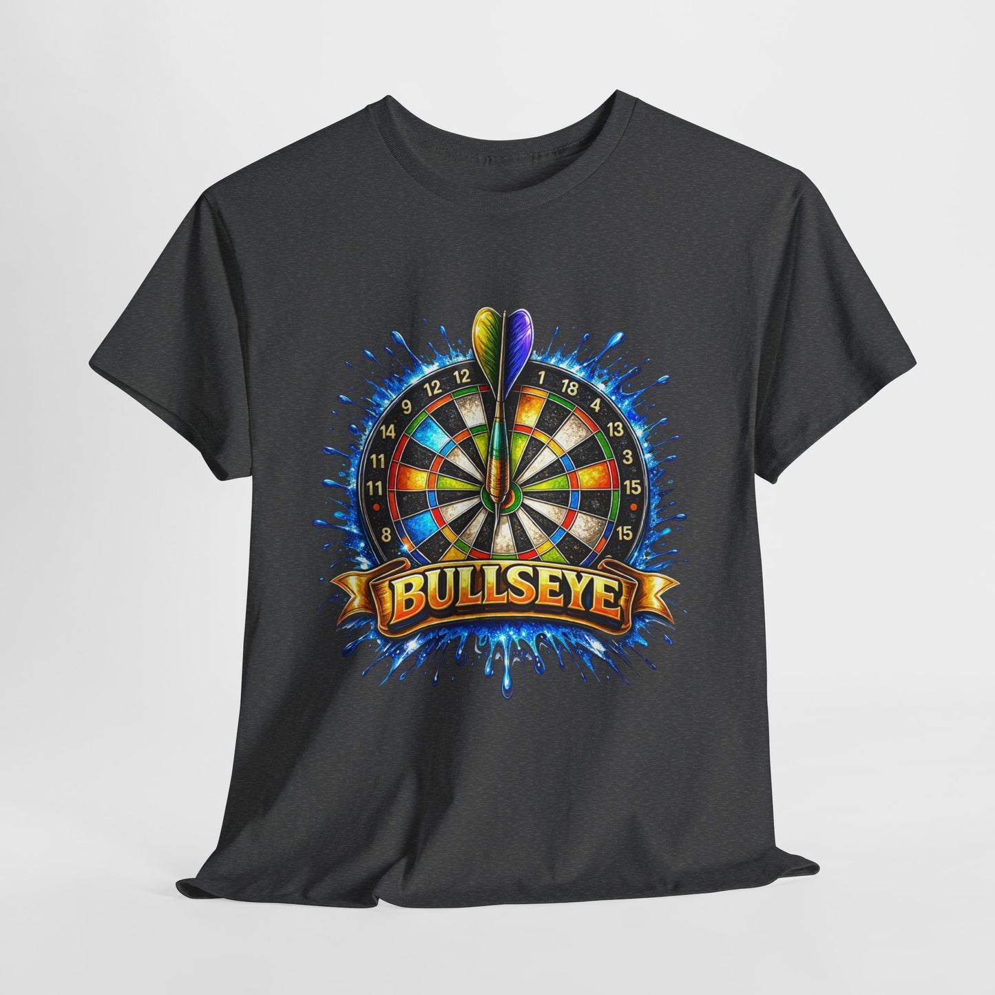 Bullseye Dartboard #1 Unisex Heavy Cotton Tee