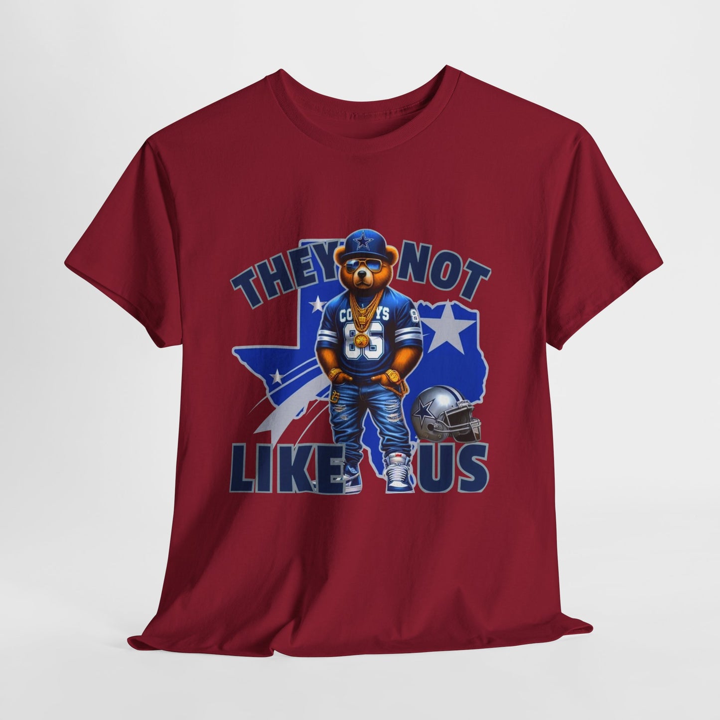 Sports Dallas Cowboys "Like Us" Unisex Heavy Cotton Tee
