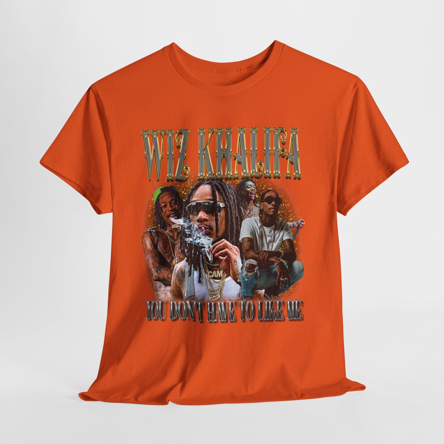 Wiz Khalifa Hip-Hop Unisex Heavy Cotton Tee
