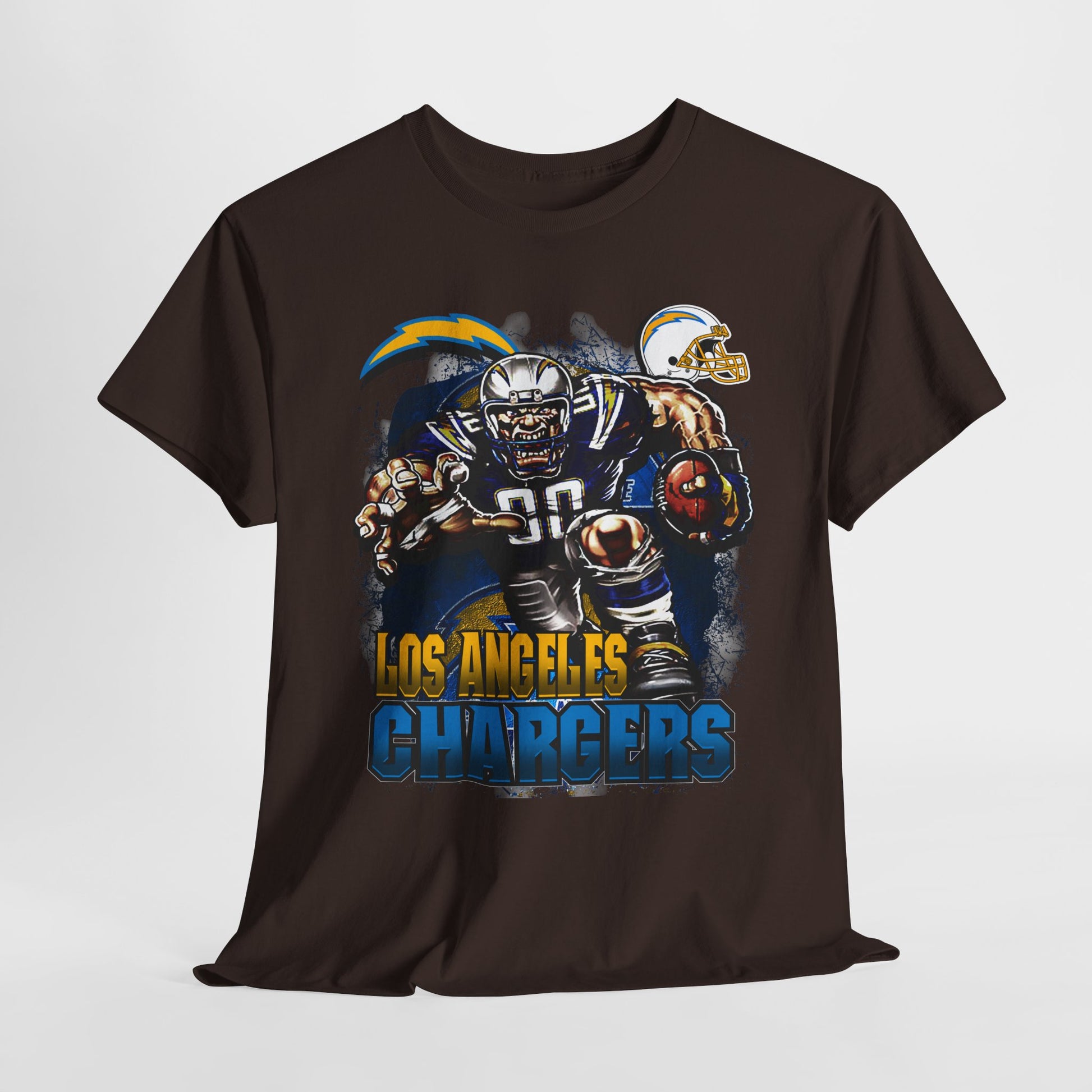 Sports Mascot Los Angeles Chargers Unisex Heavy Cotton Tee - 312tshirts 2