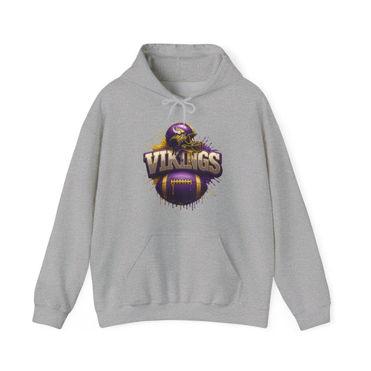 Sports Vikings Football Logo #2 Unisex Heavy Sweatshirt Hoodie