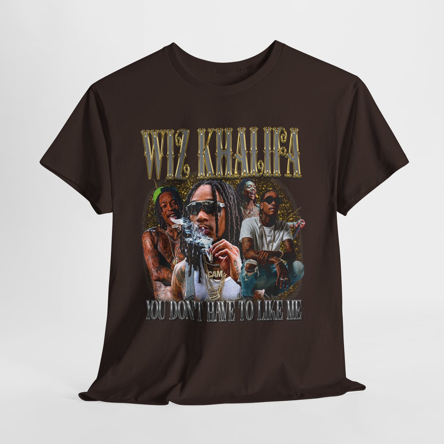 Wiz Khalifa Hip-Hop Unisex Heavy Cotton Tee
