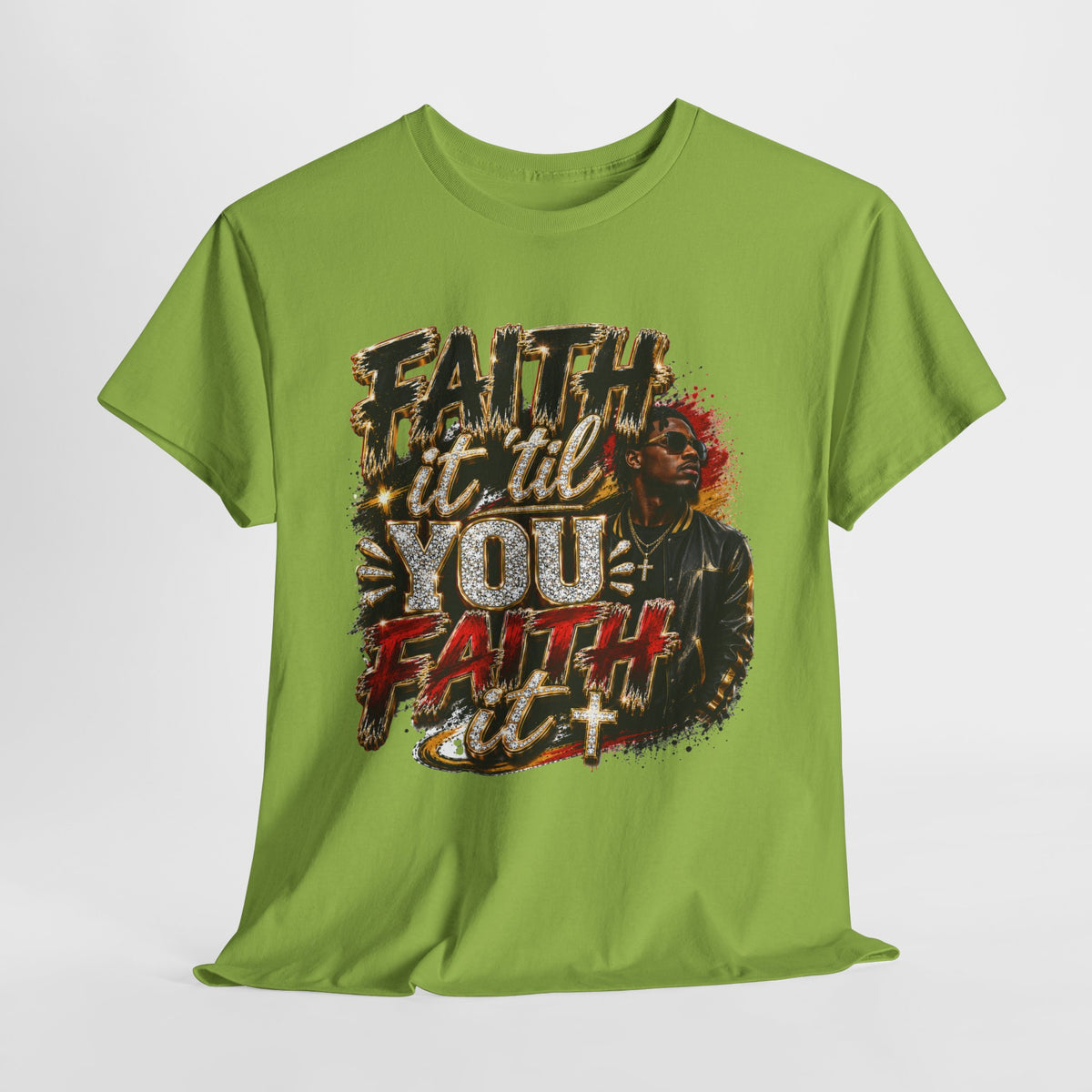 Faith It Til You Faith It #1 Unisex Heavy Cotton Tee