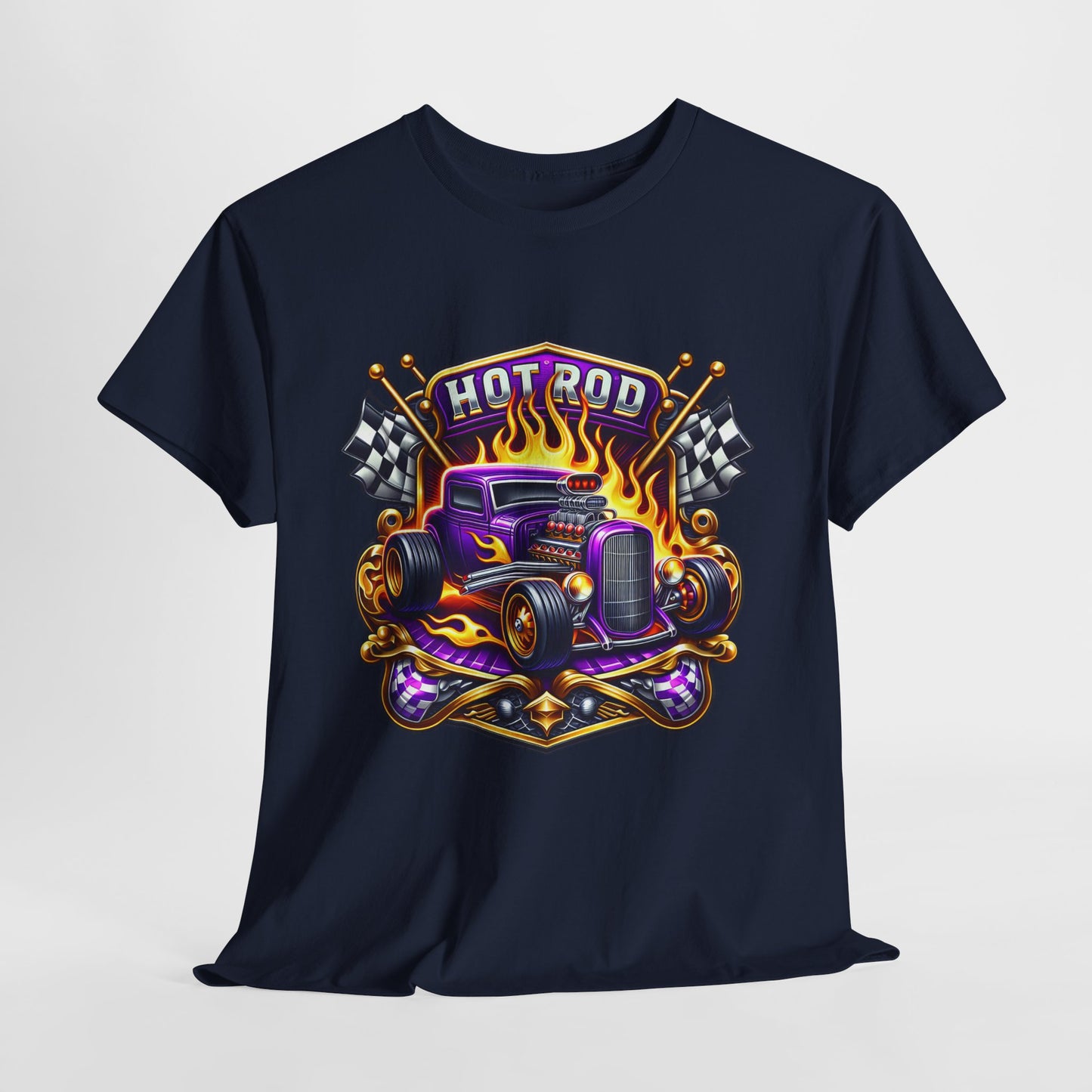Hot Rod #8 Unisex Heavy Cotton Tee - 312tshirts 2