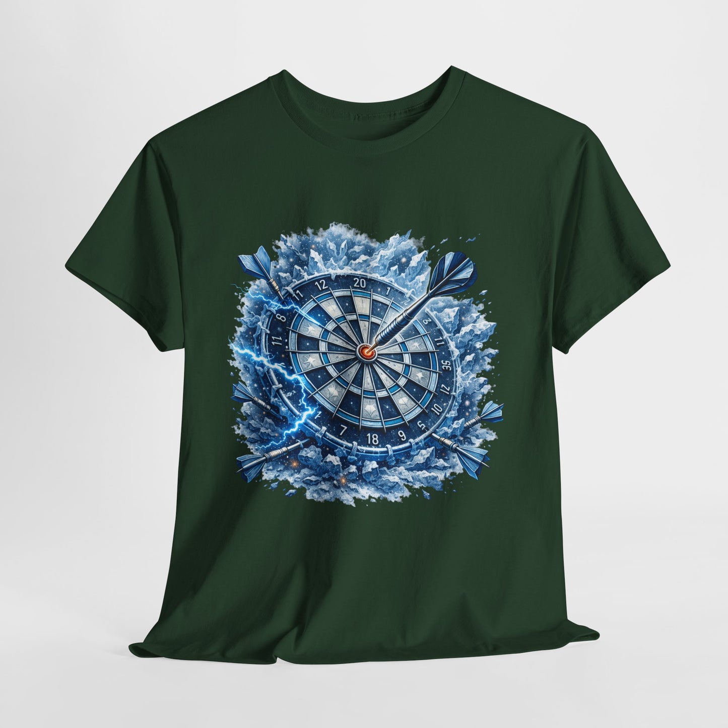Dartboard Splash T‑Shirt — Bullseye Dart Game Graphic Tee - 312tshirts 2