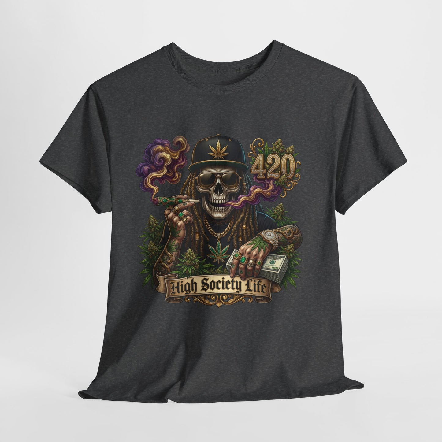 420 High Society High #1 Unisex Heavy Cotton Tee