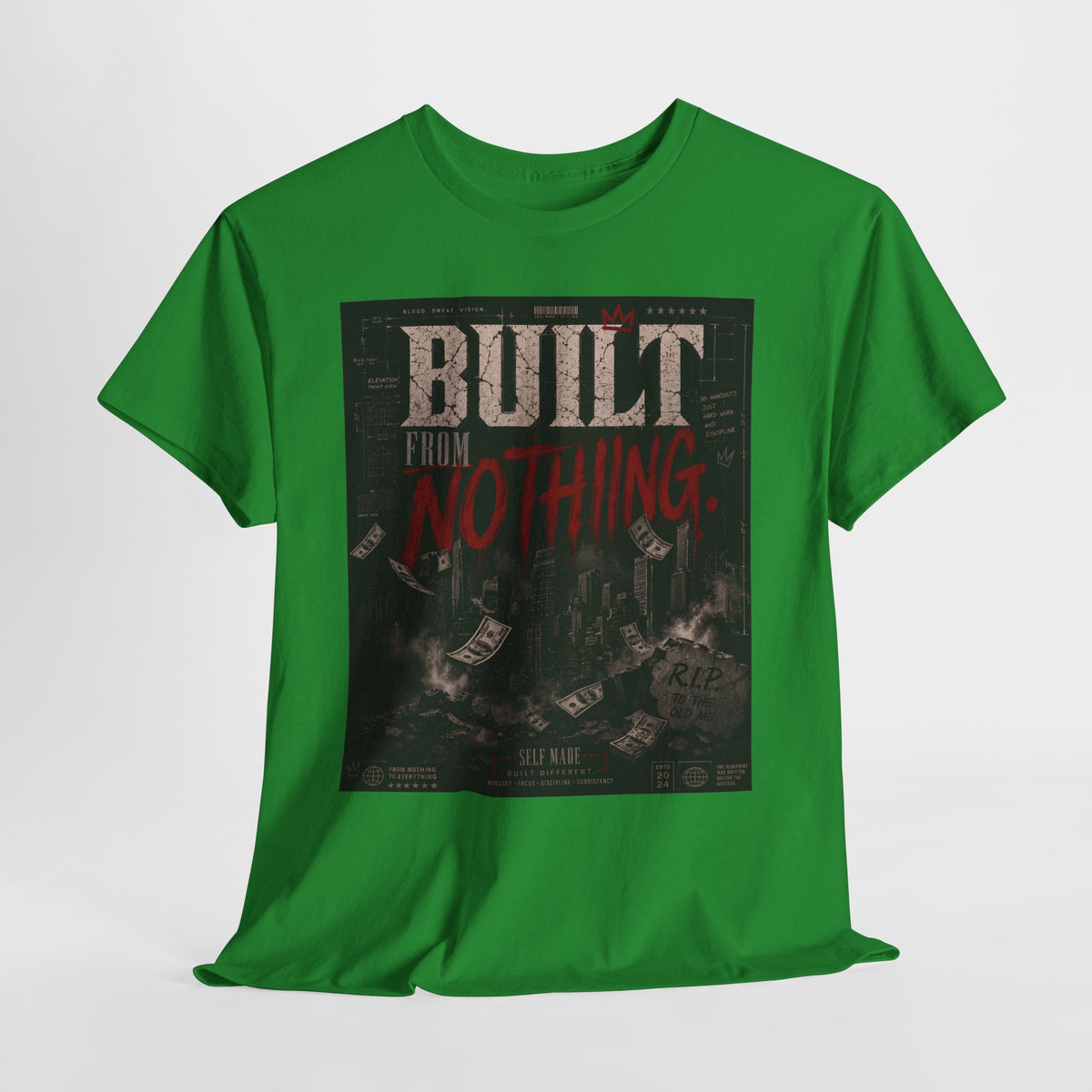 Built From Nothing #1 Unisex Heavy Cotton Tee