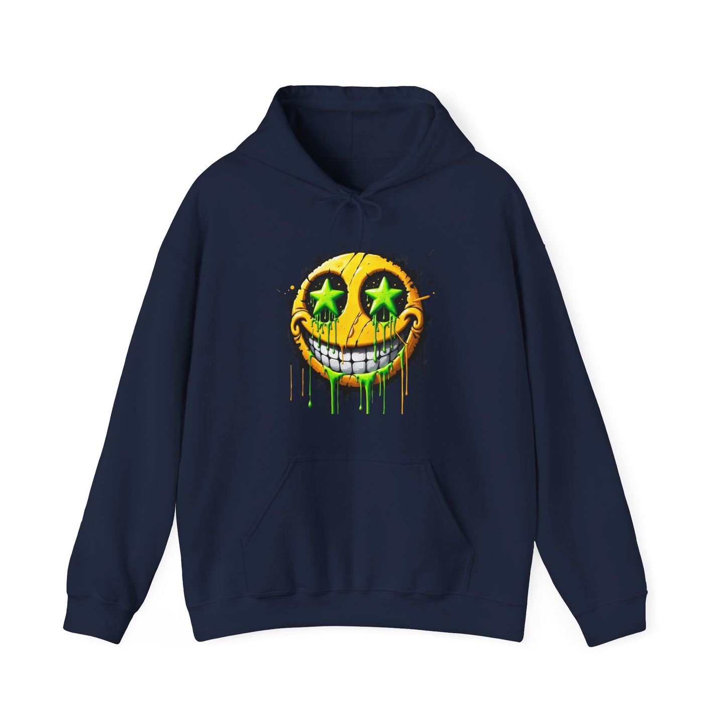 Creepy Neon Emoji #7 Unisex Heavy Sweatshirt Hoodie