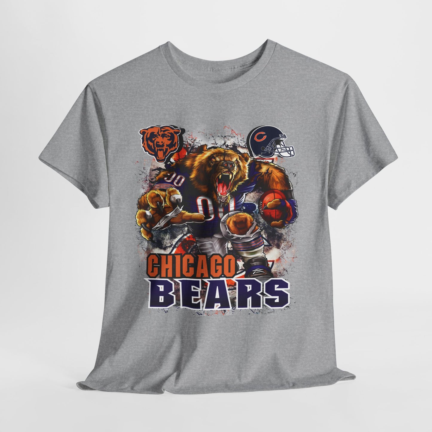 Sports Mascot Chicago Bears Unisex Heavy Cotton Tee - 312tshirts 2