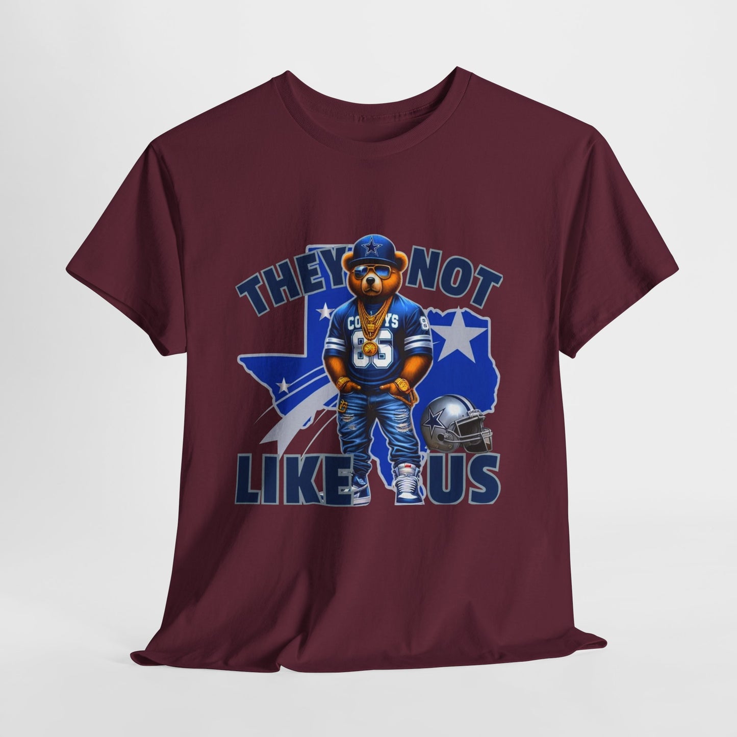 Sports Dallas Cowboys "Like Us" Unisex Heavy Cotton Tee