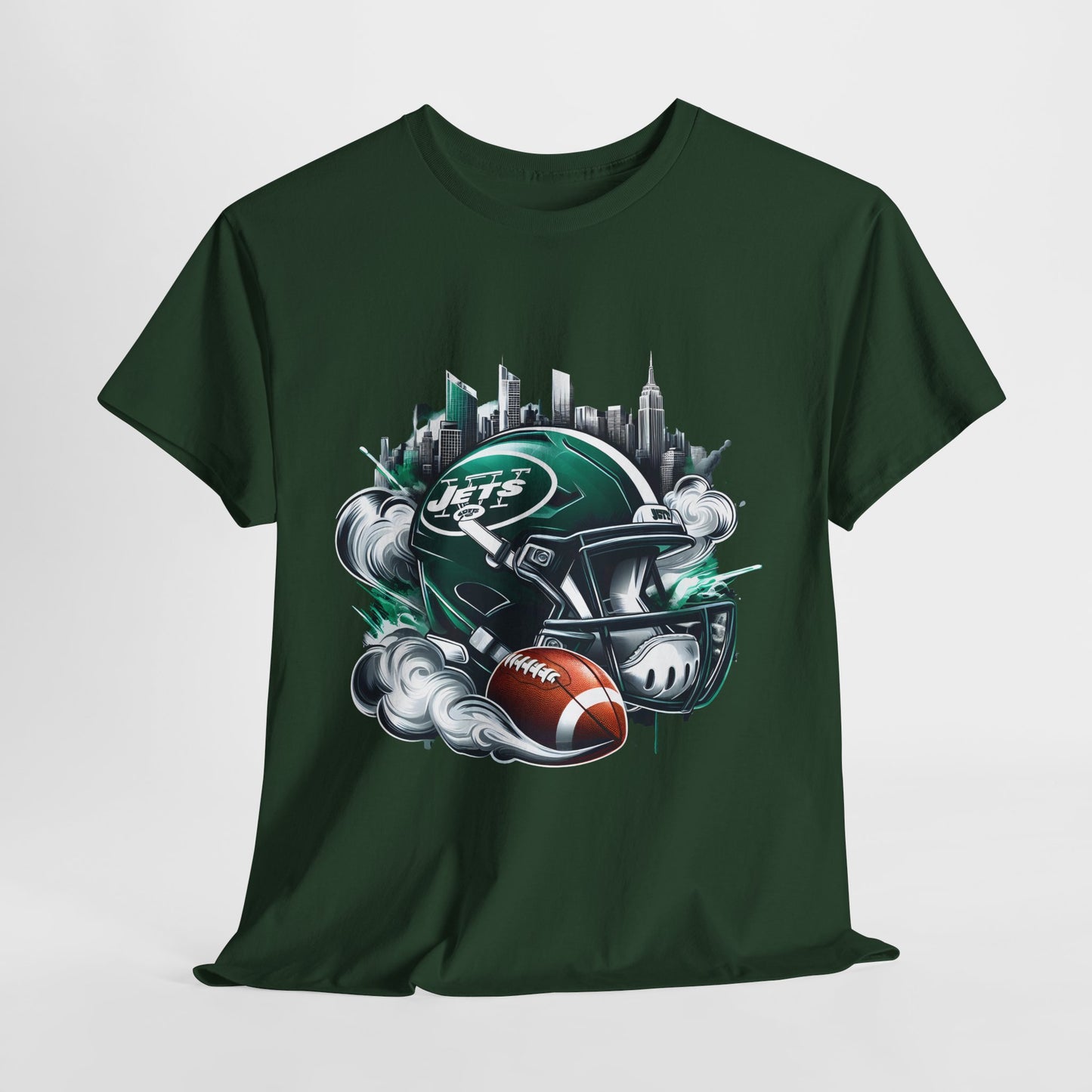 Sports NY Jets Football Helmet #1 Unisex Heavy Cotton Tee