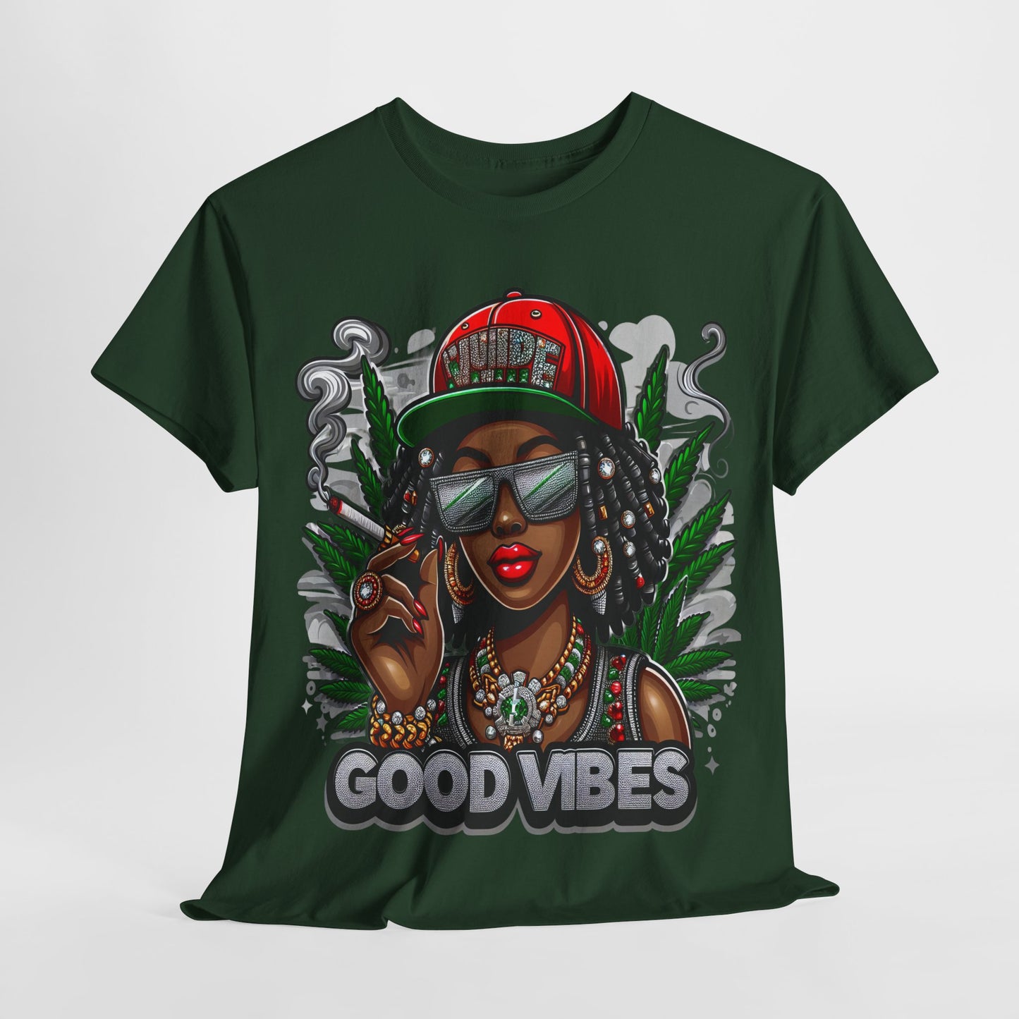 420 Good Vibes #2 Unisex Heavy Cotton Tee - 312tshirts 2