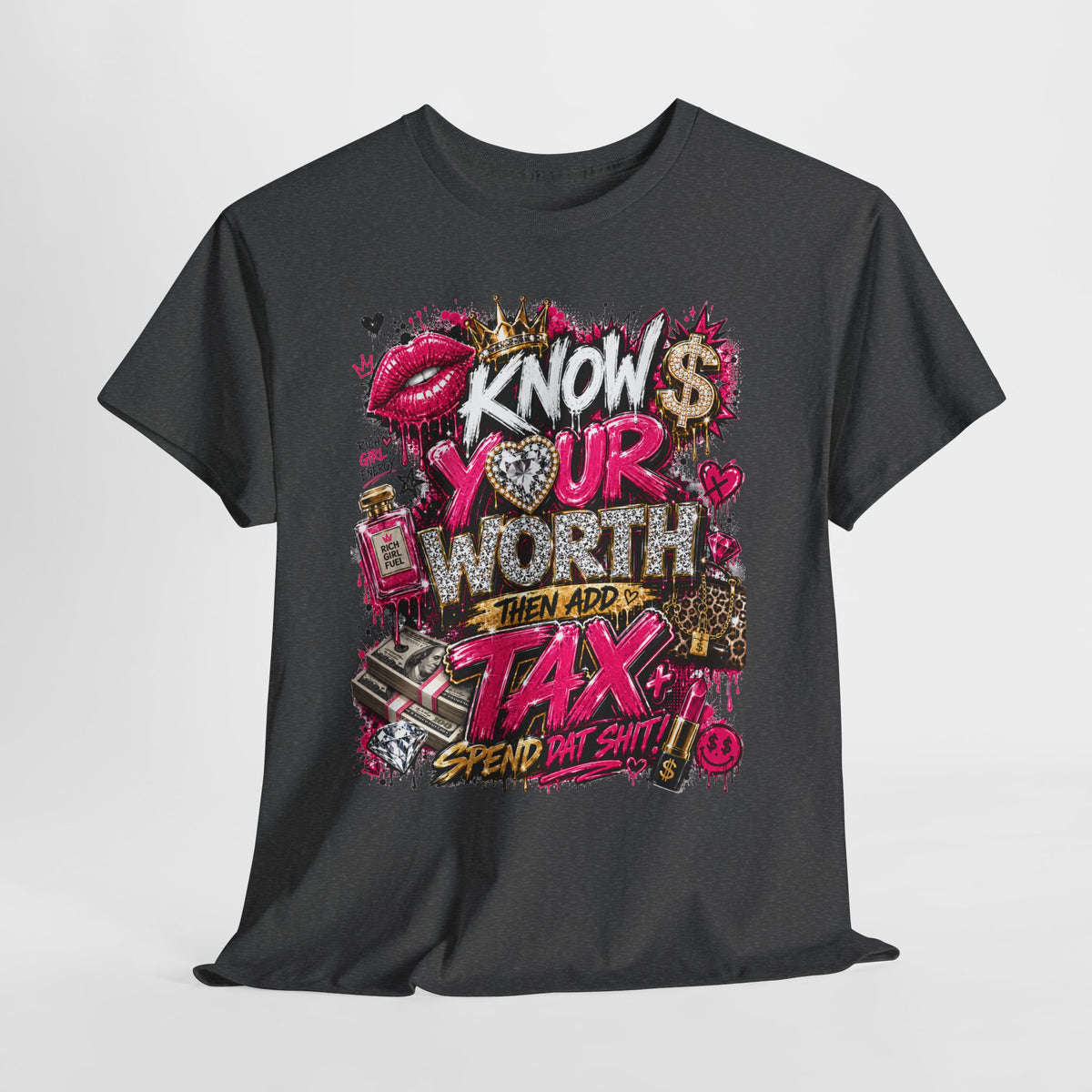 Know Your Worth #1 Unisex Heavy Cotton Tee