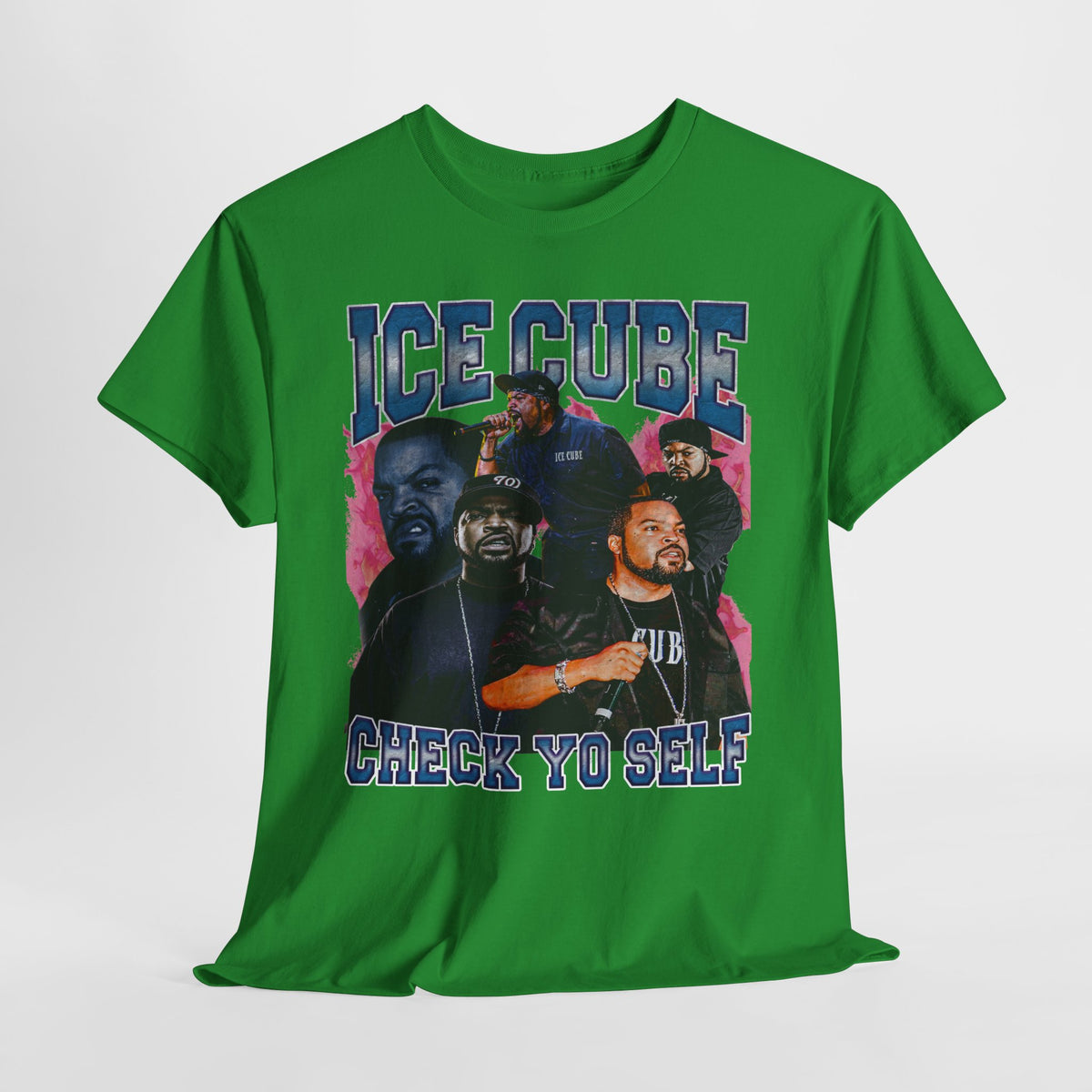 Ice Cube 'Check Yo Self' 3 Unisex Heavy Cotton Tee - 312tshirts 2