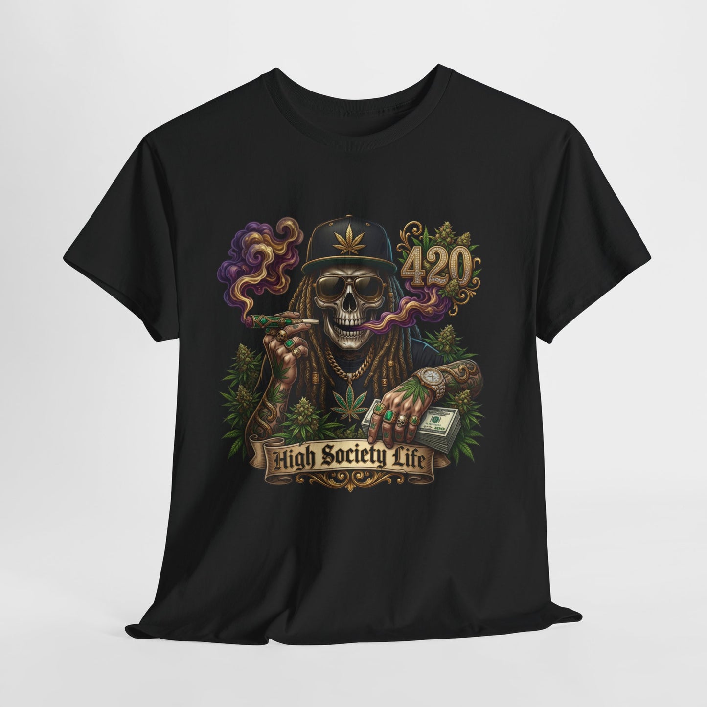 420 High Society High #1 Unisex Heavy Cotton Tee