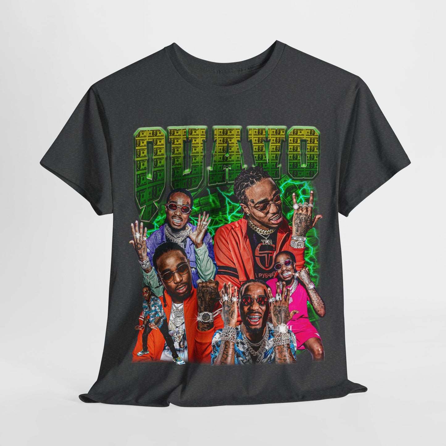 Quavo Hip-Hop Unisex Heavy Cotton Tee - 312tshirts 2