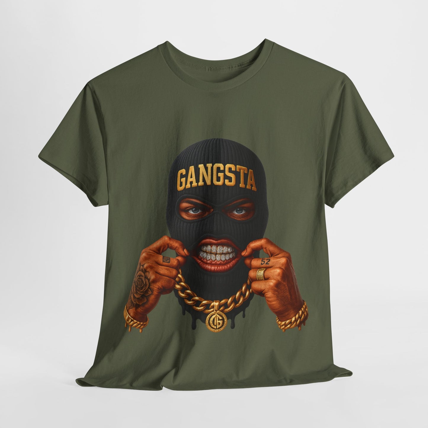 Black Ski Mask Unisex Heavy Cotton Tee