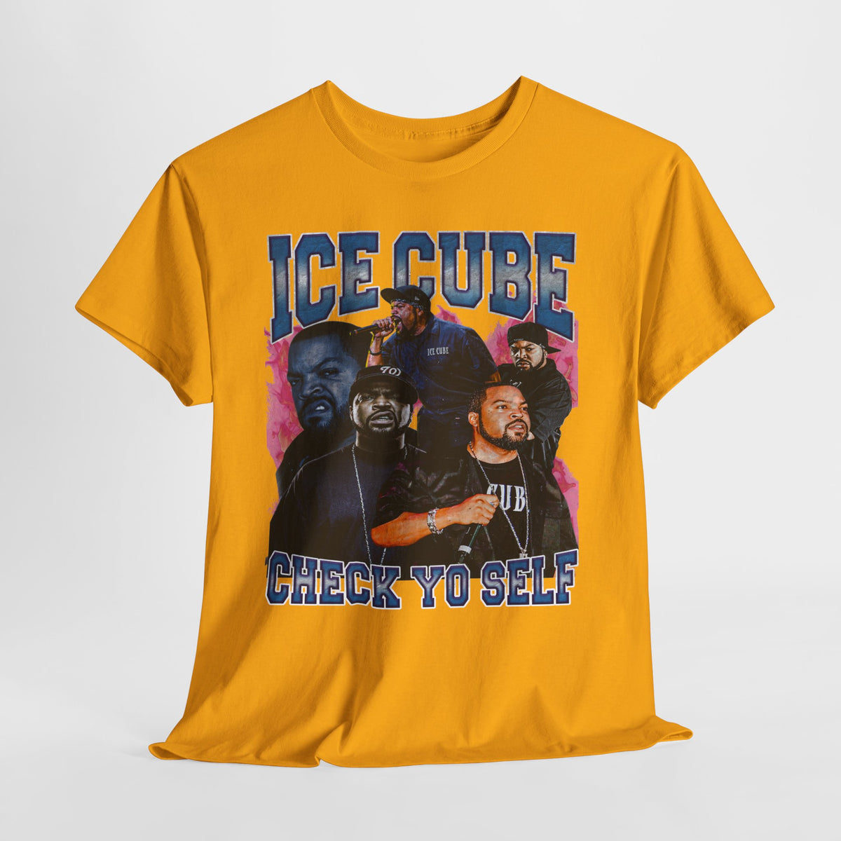 Ice Cube 'Check Yo Self' 3 Unisex Heavy Cotton Tee - 312tshirts 2