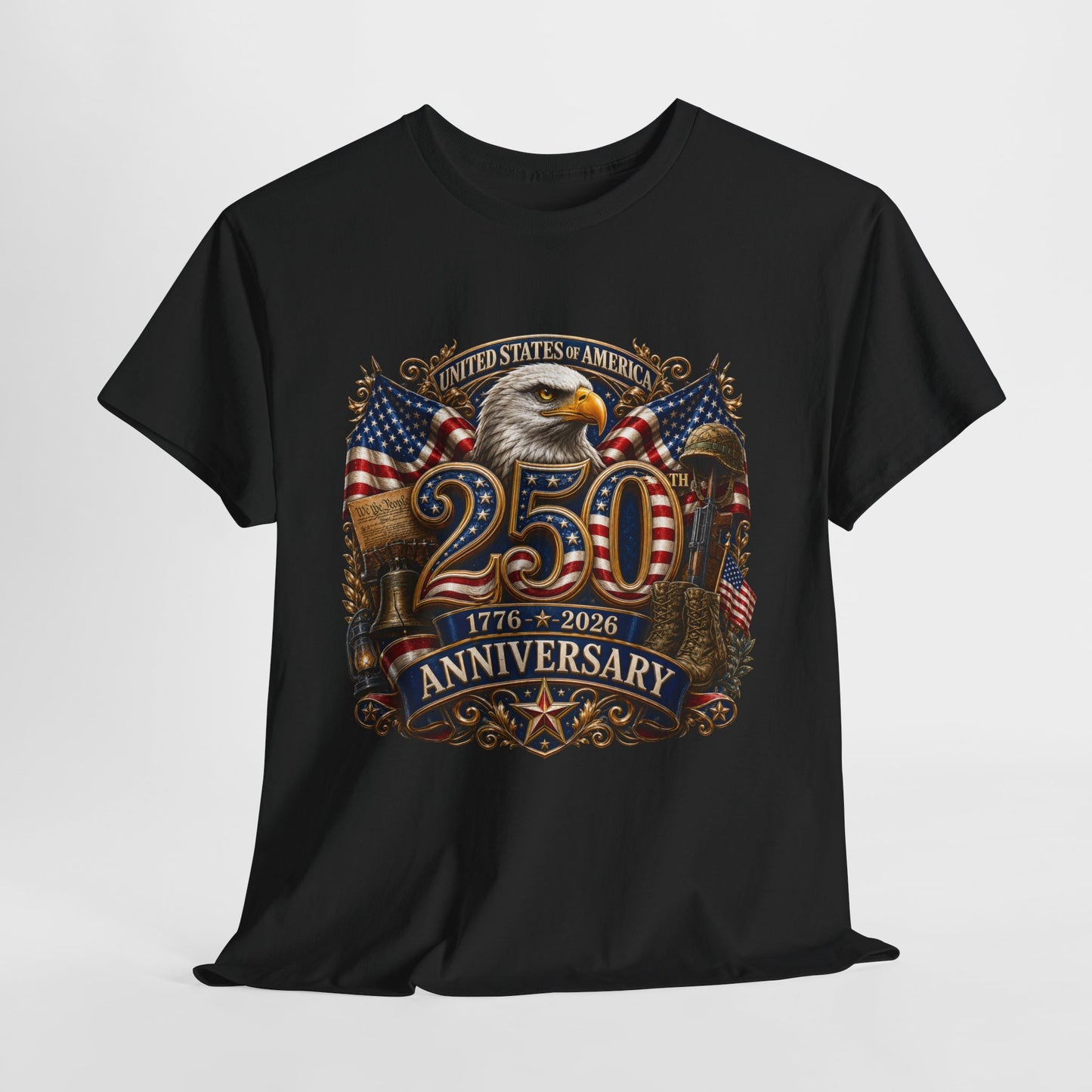 250 Years America #12 Unisex Heavy Cotton Tee