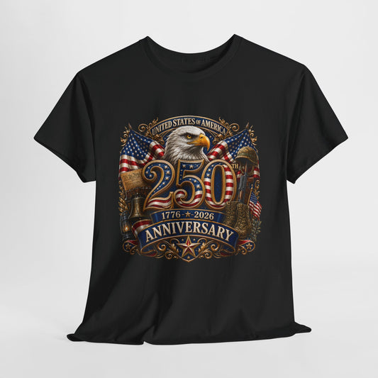 250 Years America #12 Unisex Heavy Cotton Tee