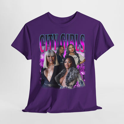 City Girls 2 Hip-Hop Unisex Heavy Cotton Tee - 312tshirts 2