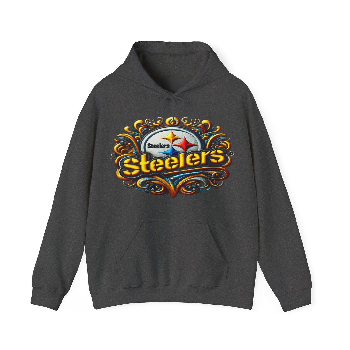 Sports Steelers Football Logo #1 Unisex Heavy Sweatshirt Hoodie