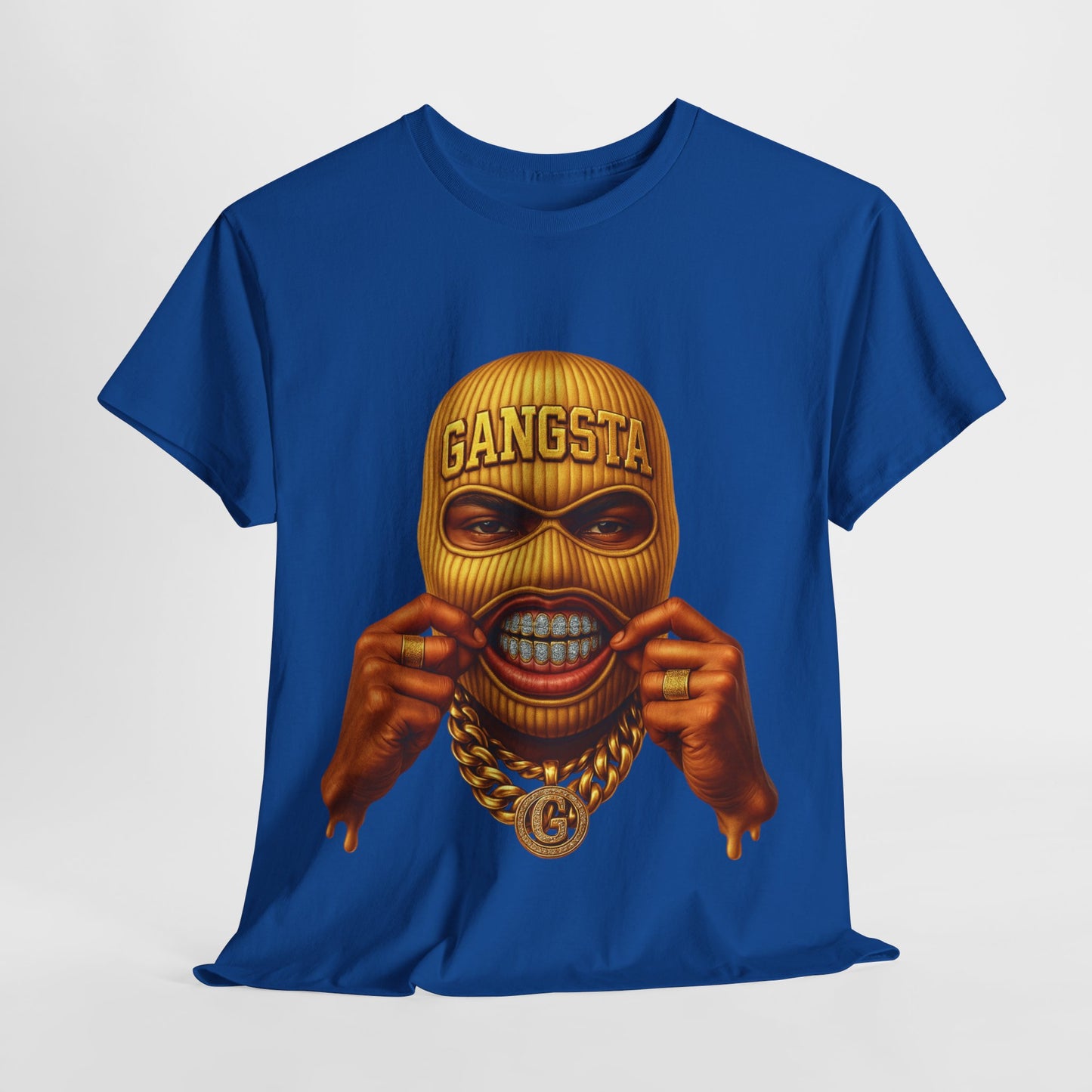 Yellow Ski Mask Unisex Heavy Cotton Tee