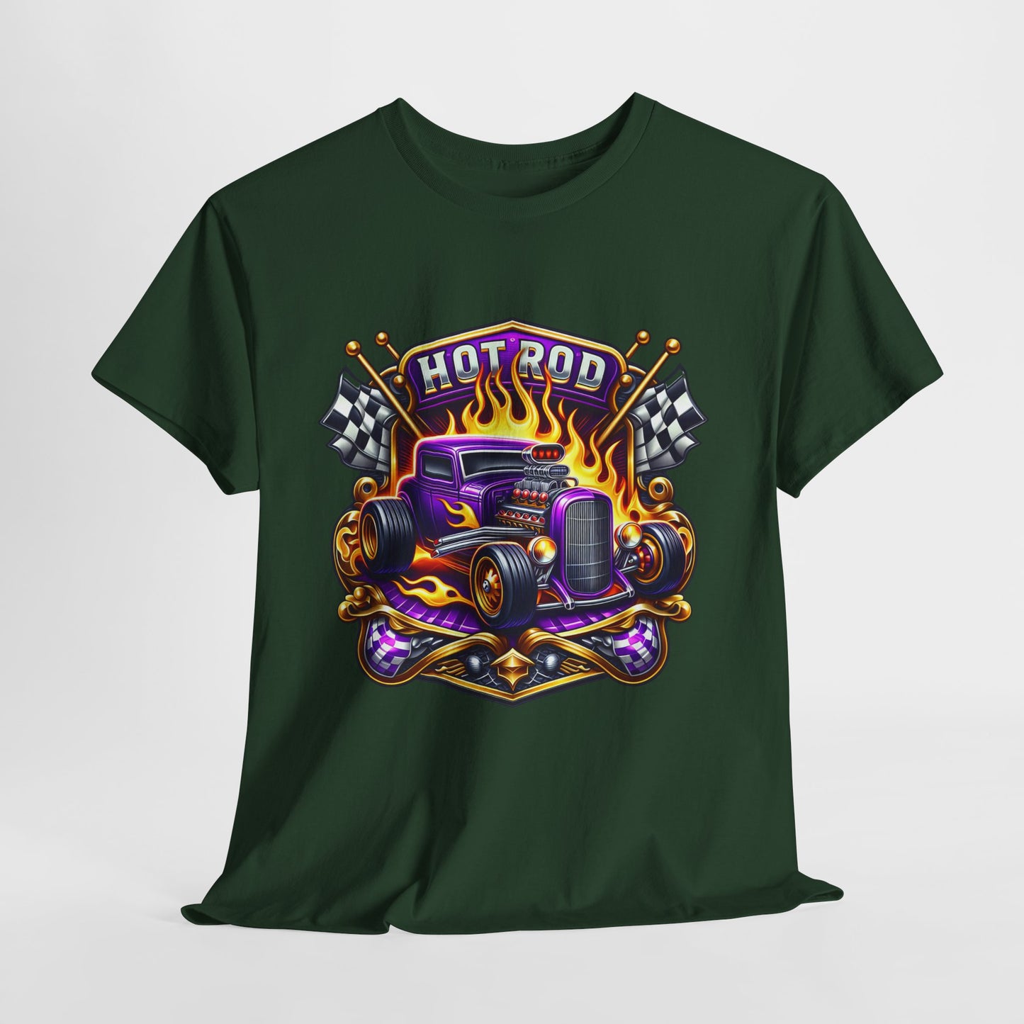 Hot Rod #8 Unisex Heavy Cotton Tee - 312tshirts 2