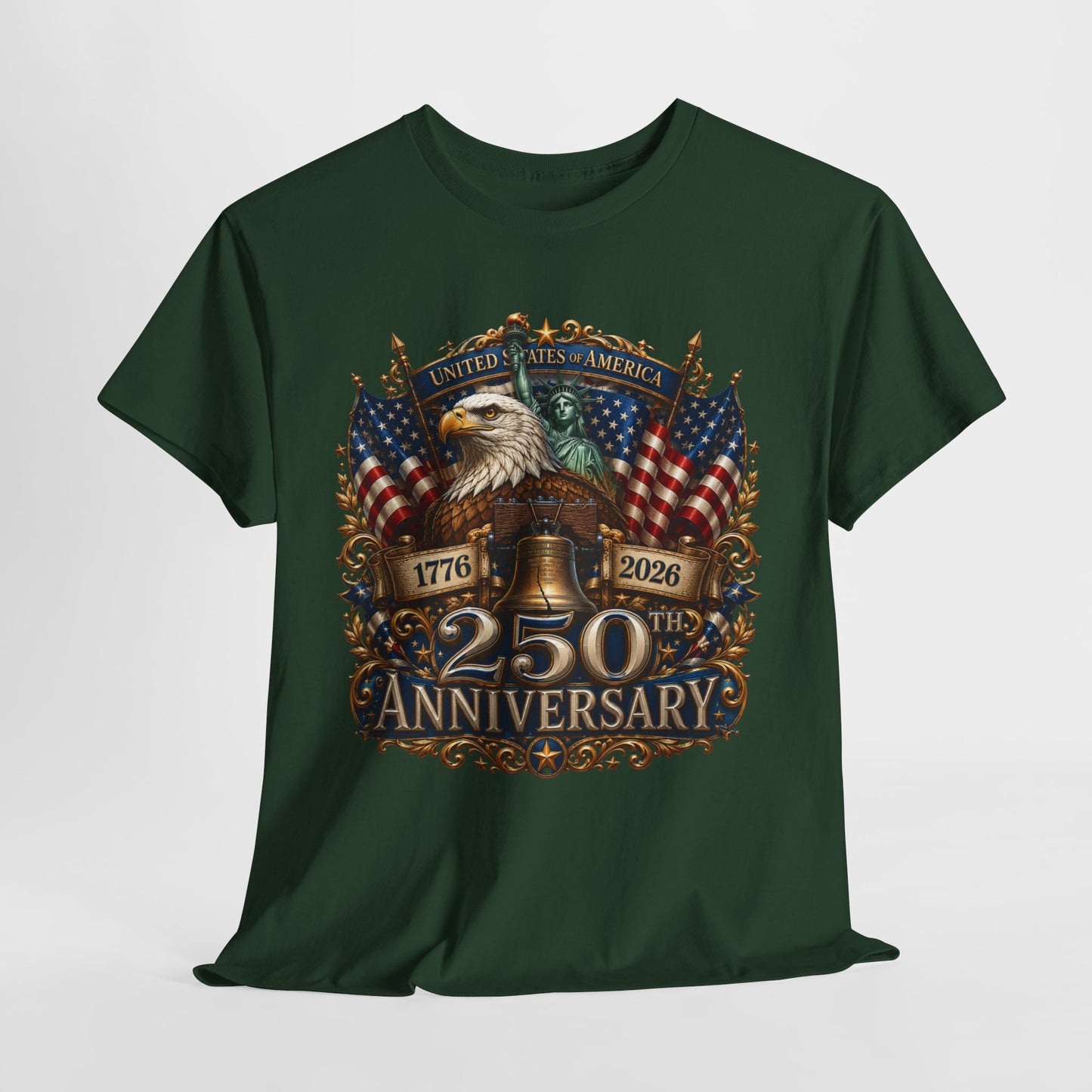 250 Years America #17 Unisex Heavy Cotton Tee - 312tshirts 2
