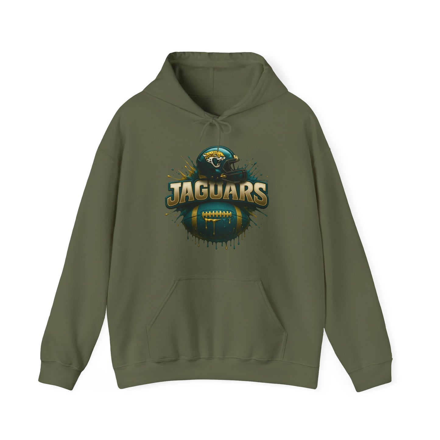 Sports Jaguars Football Logo #2 Unisex Heavy Sweatshirt Hoodie