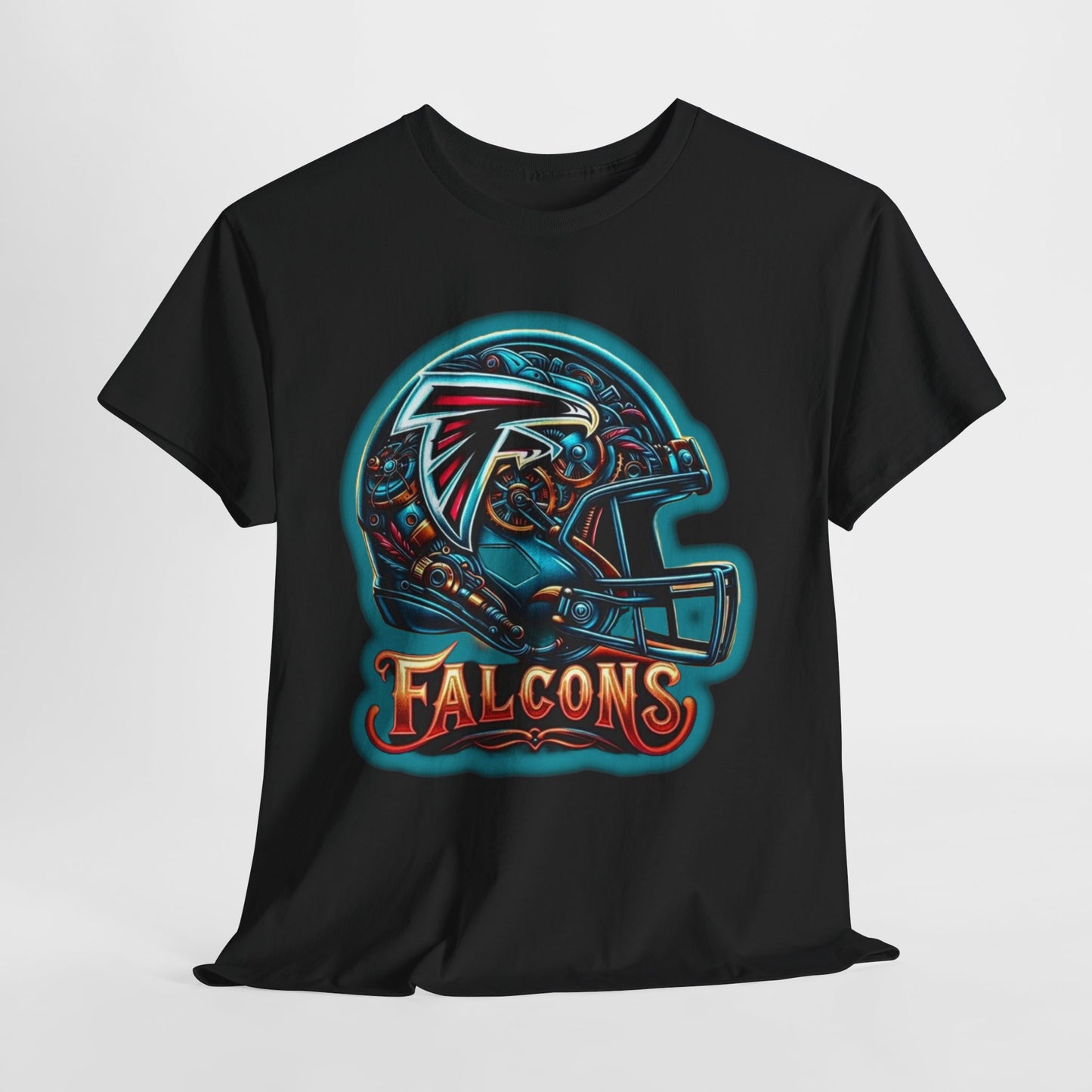 Sports Falcons Football Helmet #2 Unisex Heavy Cotton Tee
