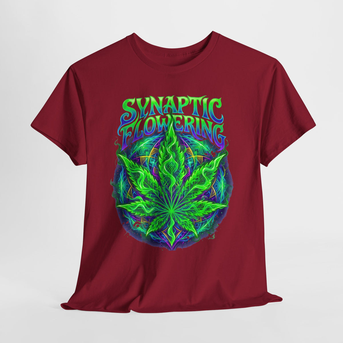 420 Neon Flower #1 Unisex Heavy Cotton Tee