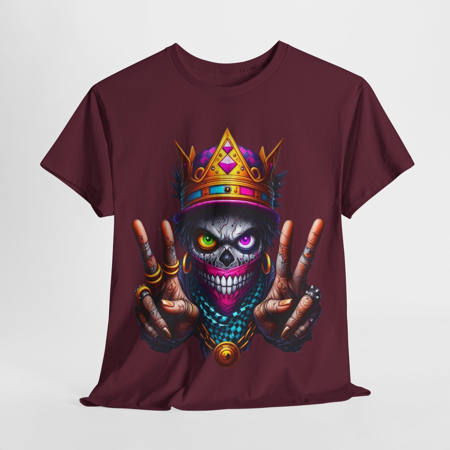 Skull Crown King Unisex Heavy Cotton Tee - 312tshirts 2