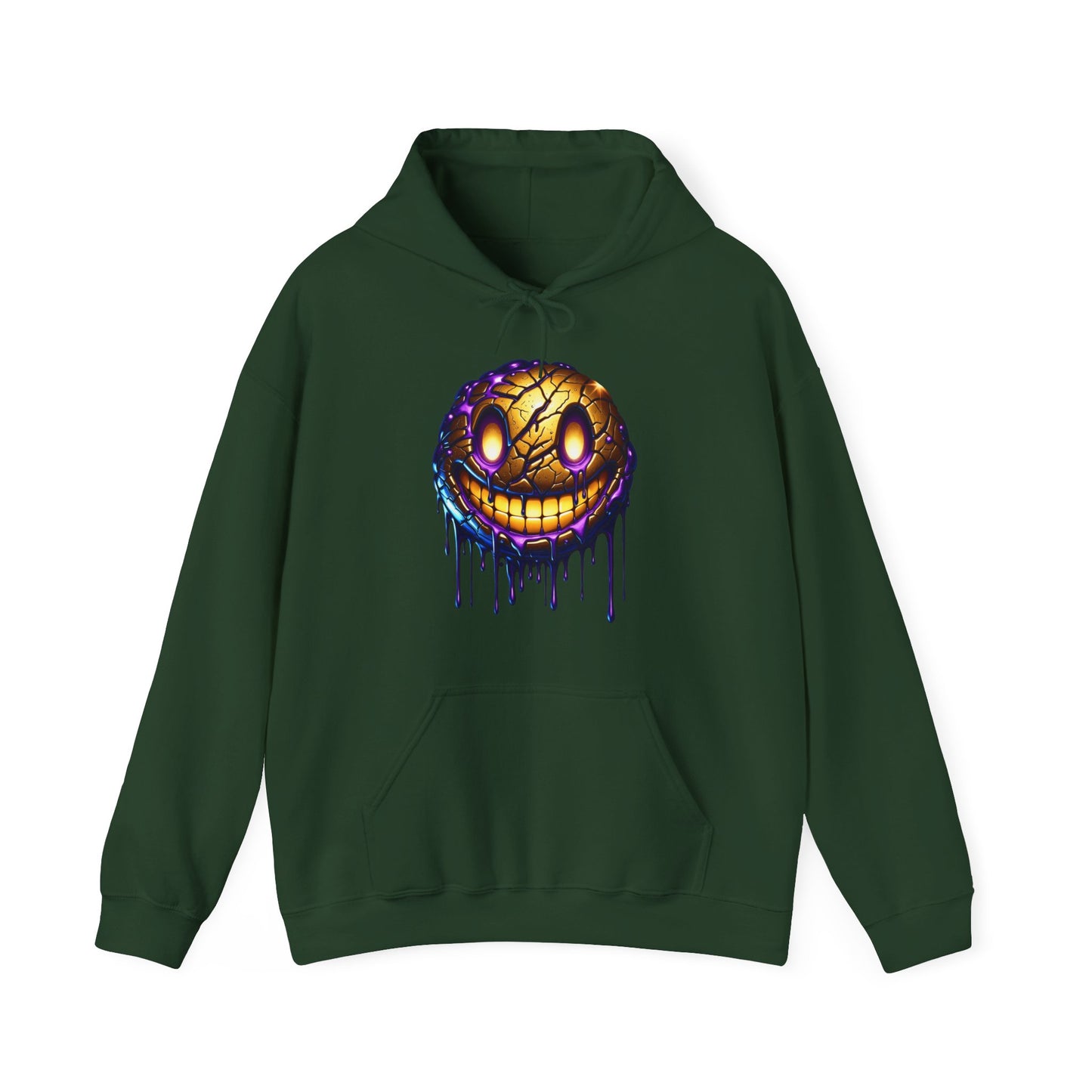 Creepy Neon Emoji #2 Unisex Heavy Sweatshirt Hoodie
