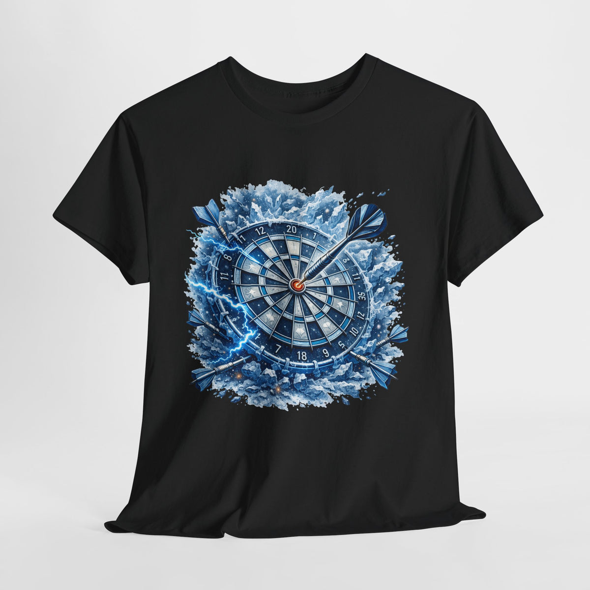 Dartboard Splash T‑Shirt — Bullseye Dart Game Graphic Tee - 312tshirts 2