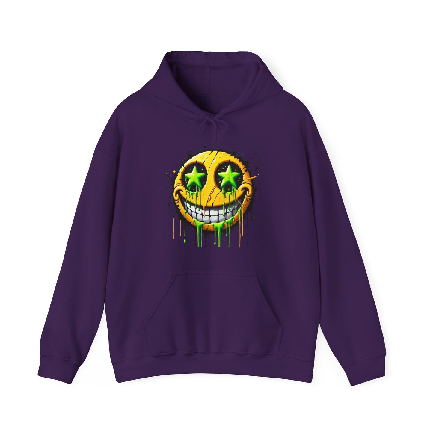 Creepy Neon Emoji #7 Unisex Heavy Sweatshirt Hoodie