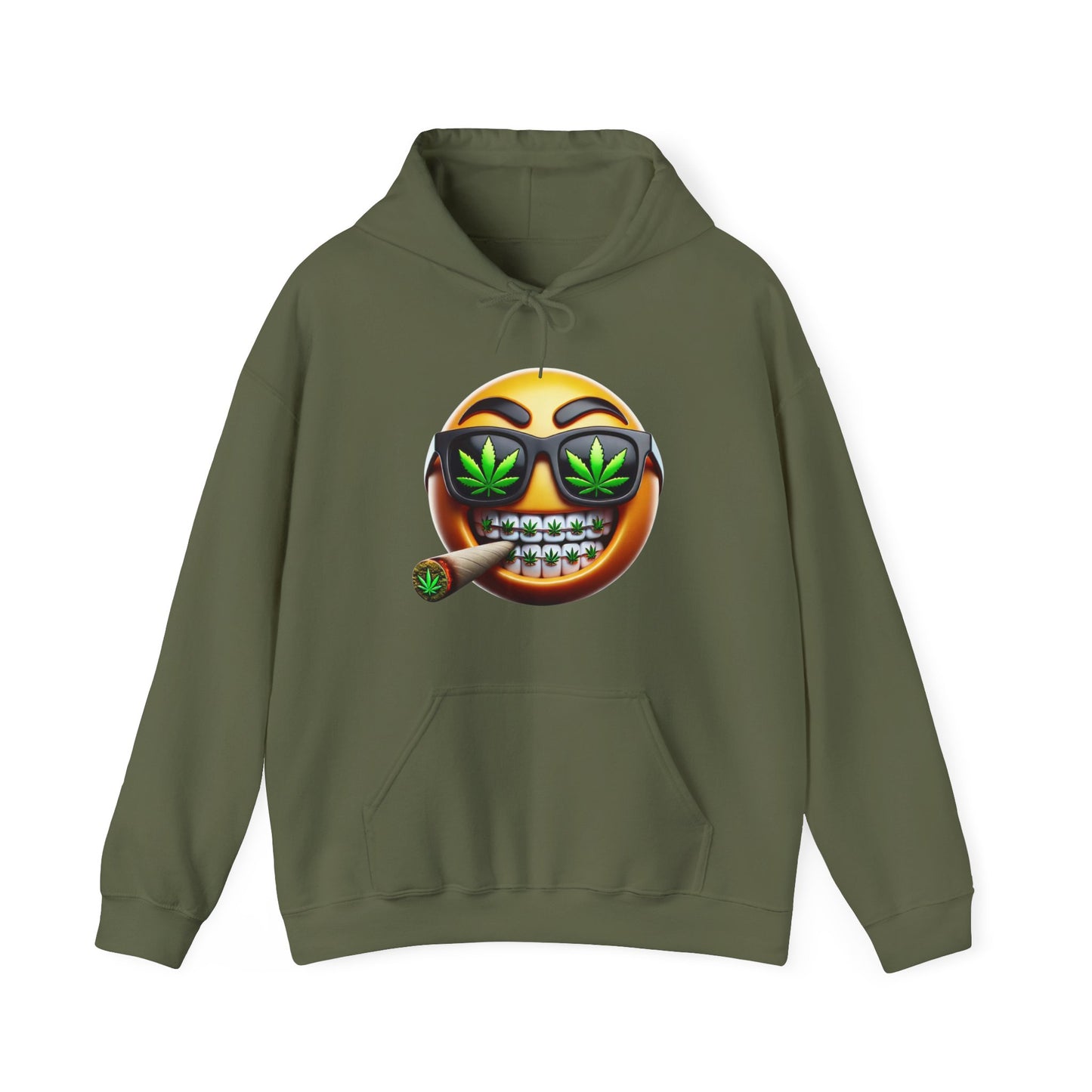 420 Emoji #9 Unisex Heavy Sweatshirt Hoodie