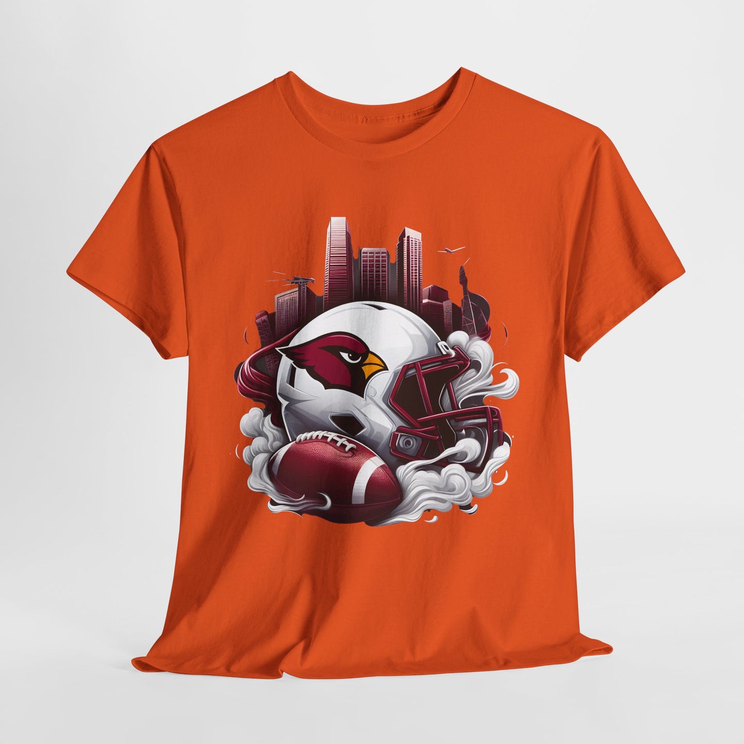 Sports Cardinals Football Helmet #1 Unisex Heavy Cotton Tee