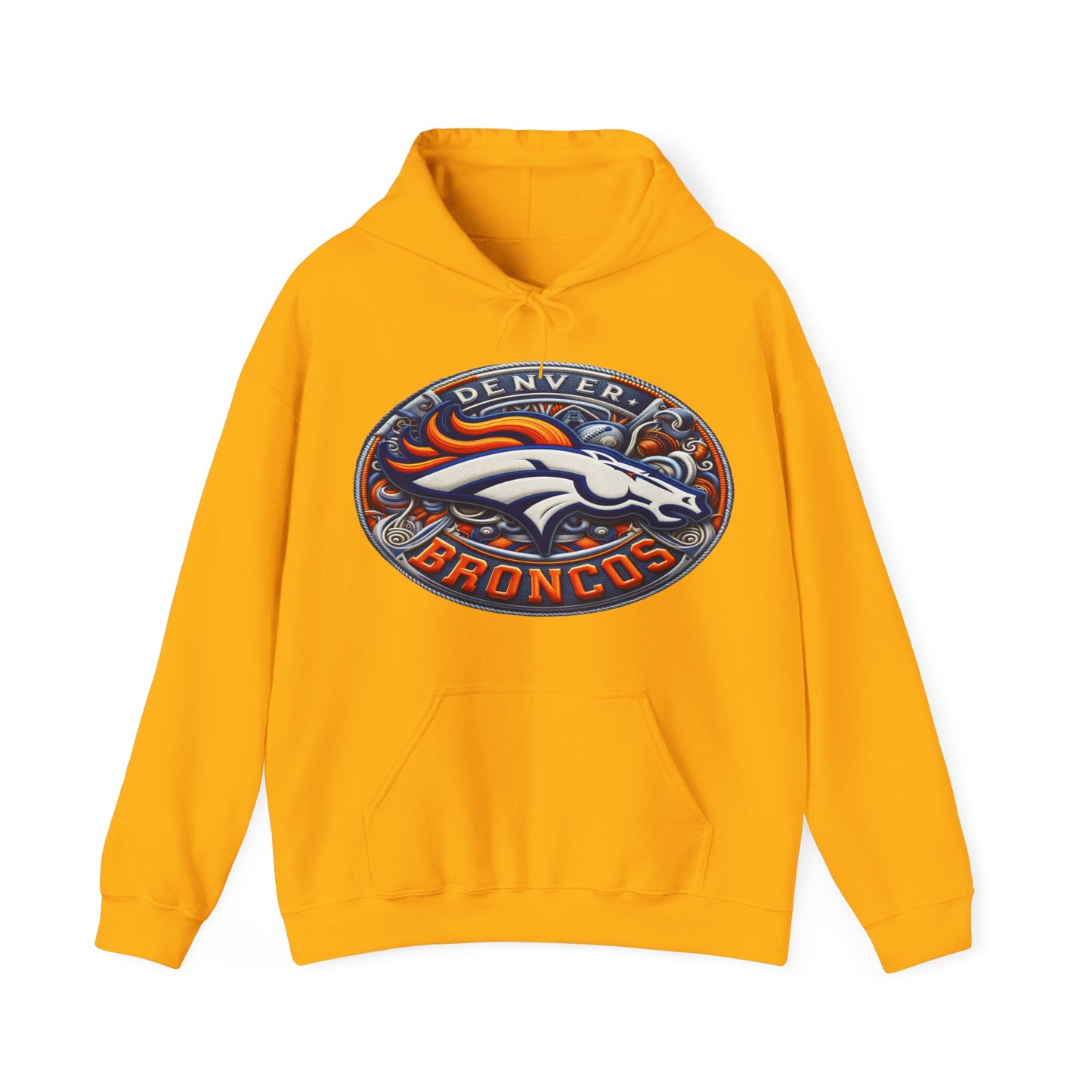 Sports Broncos Football Logo #1 Unisex Heavy Sweatshirt Hoodie