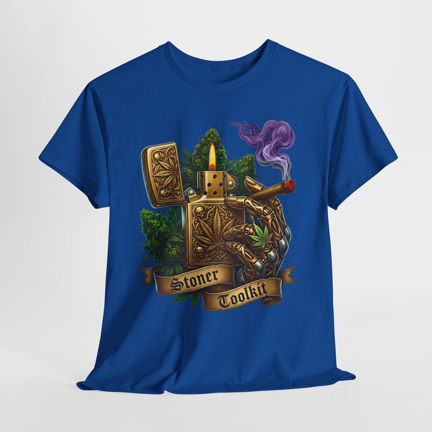 420 Vintage Lighter #1 Unisex Heavy Cotton Tee - 312tshirts 2